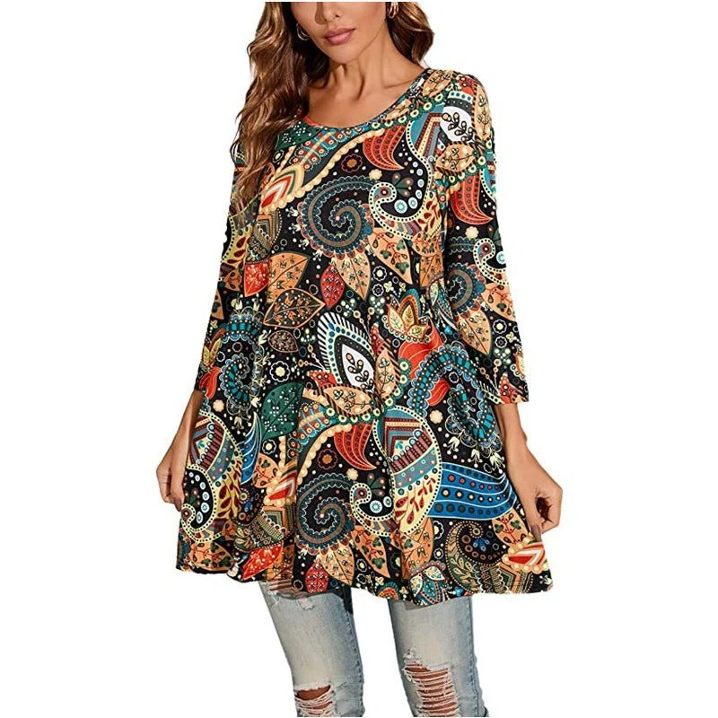 Serena | Abito tunica dal look boho sofisticato con stampa mandala - Image 12