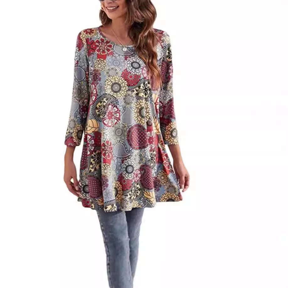Serena | Abito tunica dal look boho sofisticato con stampa mandala - Image 4