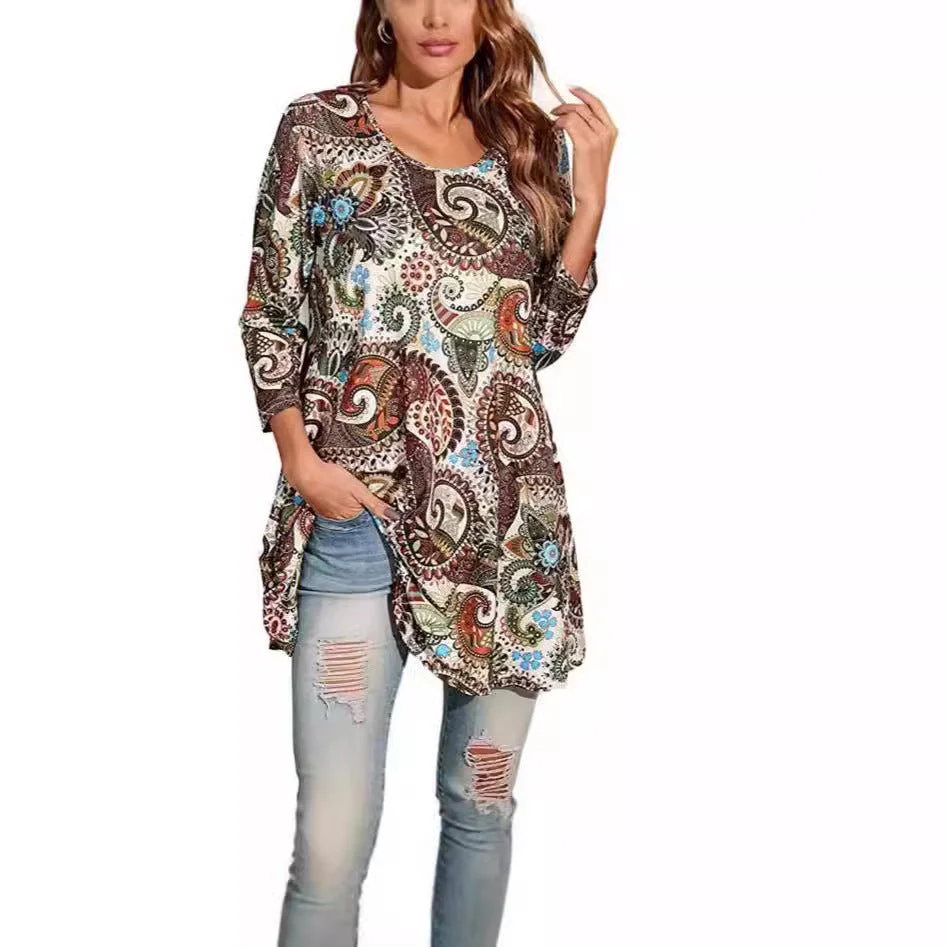 Serena | Abito tunica dal look boho sofisticato con stampa mandala - Image 5