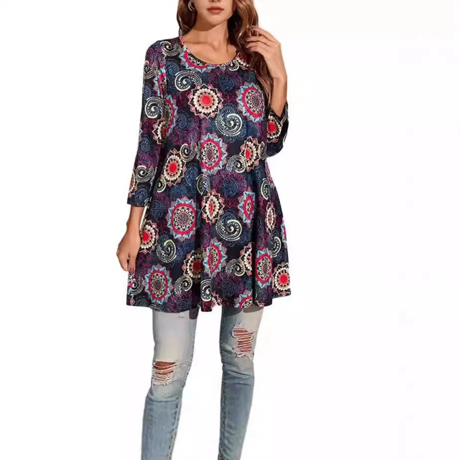 Serena | Abito tunica dal look boho sofisticato con stampa mandala - Image 6