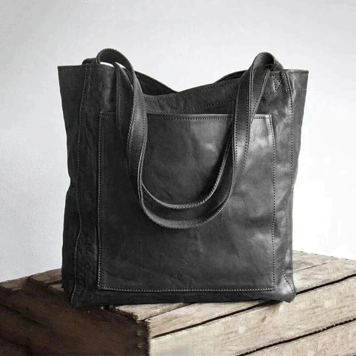 Sofia | Borsa tote in vera pelle pieno fiore - Image 3