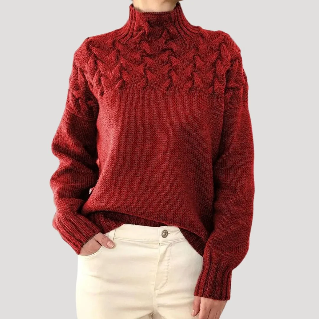 Sofia | Maglione a collo alto elegante e comodo - Image 10