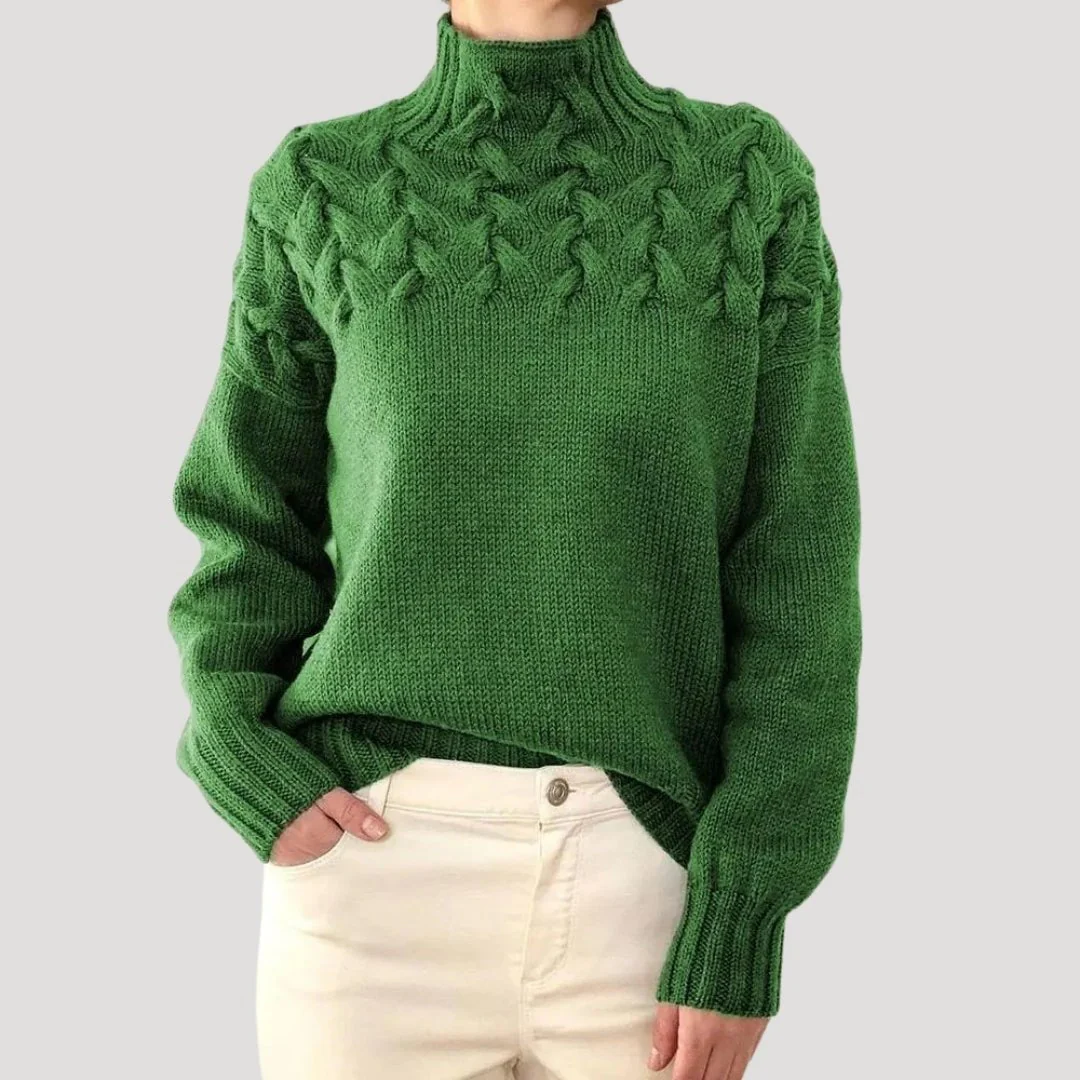 Sofia | Maglione a collo alto elegante e comodo - Image 3