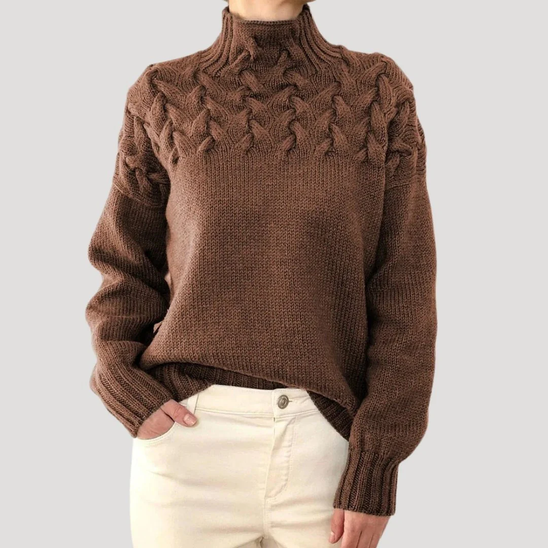 Sofia | Maglione a collo alto elegante e comodo - Image 8