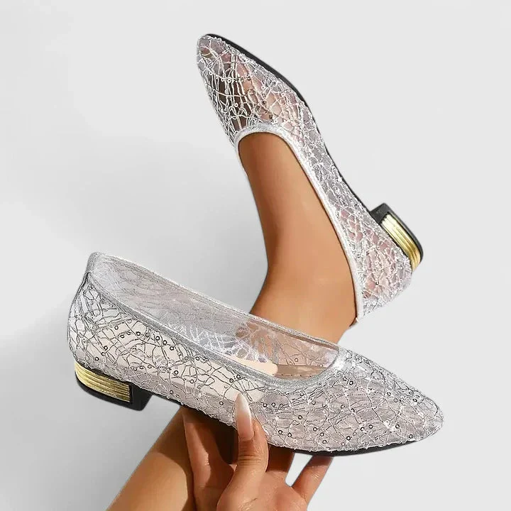 Sofia | Scarpe mocassini comfort traspiranti in pizzo tecnico
