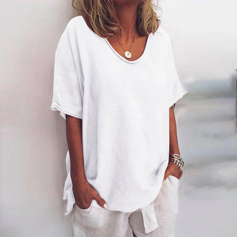 Sofia | T-shirt girocollo elegante e versatile - Image 3