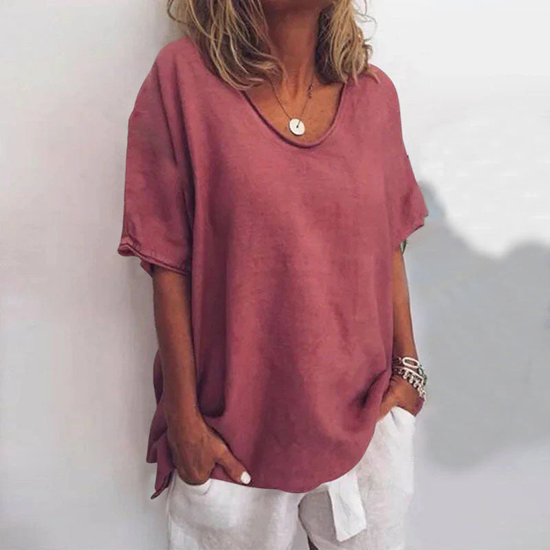 Sofia | T-shirt girocollo elegante e versatile - Image 4