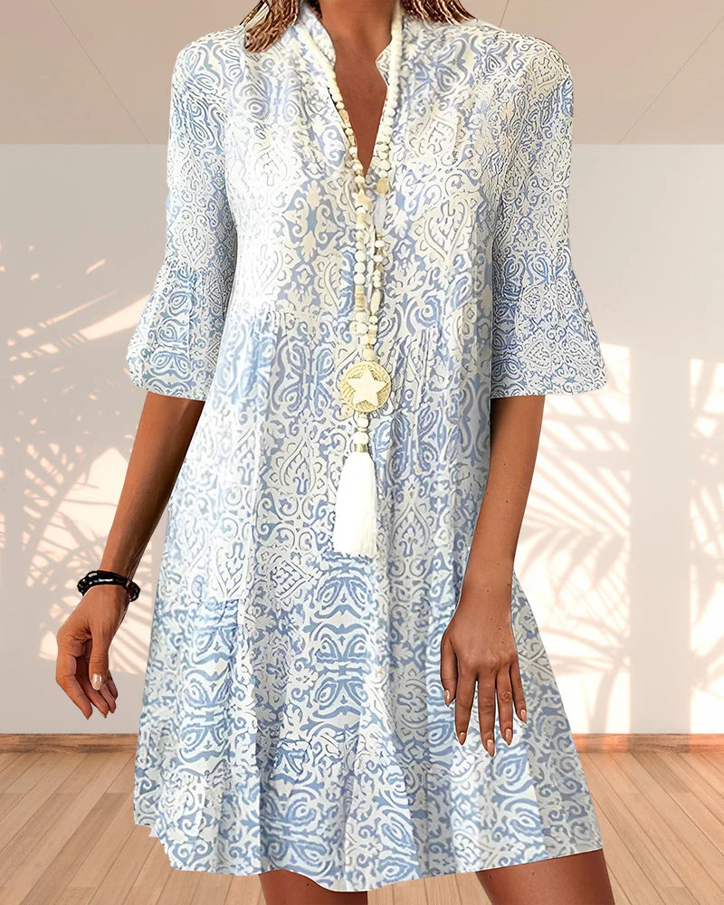 Sophia | Abito boho-chic con stampa paisley
