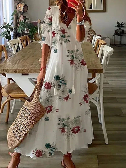 Sophia | Abito lungo boho con stampa - Image 7
