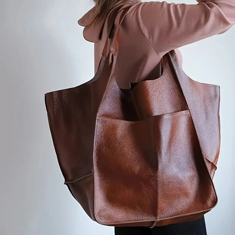 Sophia | Borsa tote strutturata in ecopelle vegana - Image 8