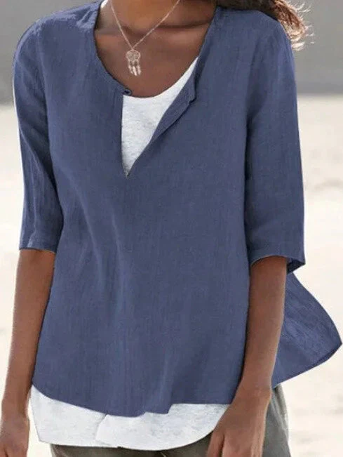 Sophie | Blusa in Lino Leggera e Raffinata - Image 4