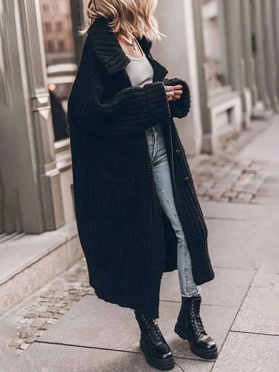 Sophie | Cardigan Lungo Oversize a Coste - Image 6