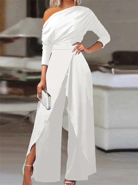 Sophie | Tuta elegante con spalle scoperte e design fluido