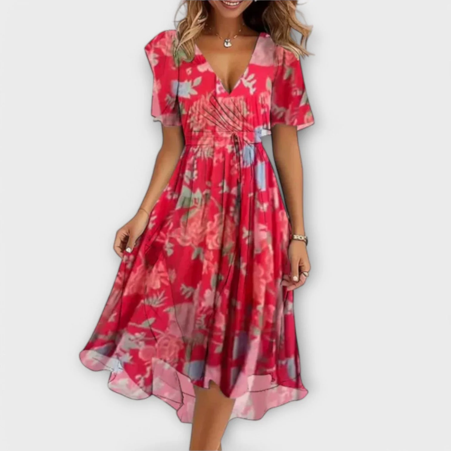 Stella | Abito da donna floreale, elegante e leggero - Image 2