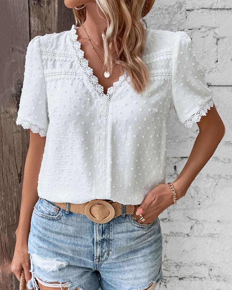 Stella | Blusa in pizzo raffinata ed elegante - Image 2