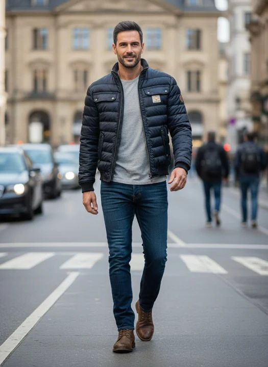 Thorsten | Elegante giacca invernale imbottita da uomo