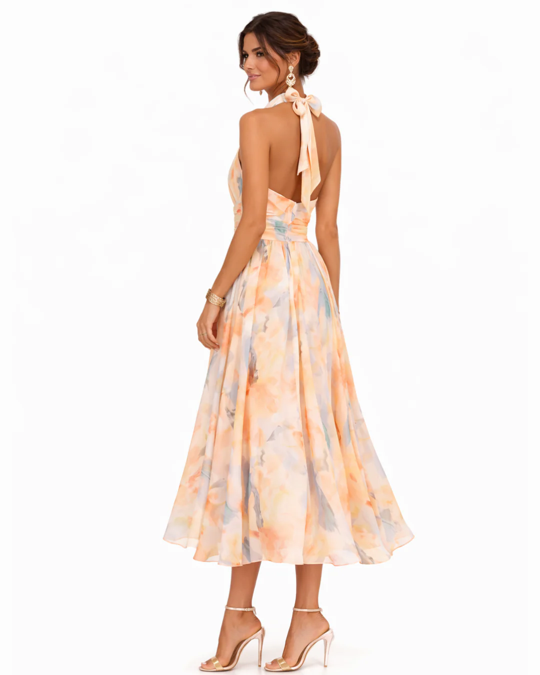 Timotea | Elegante Abito Halter da Cerimonia Donna - Image 4