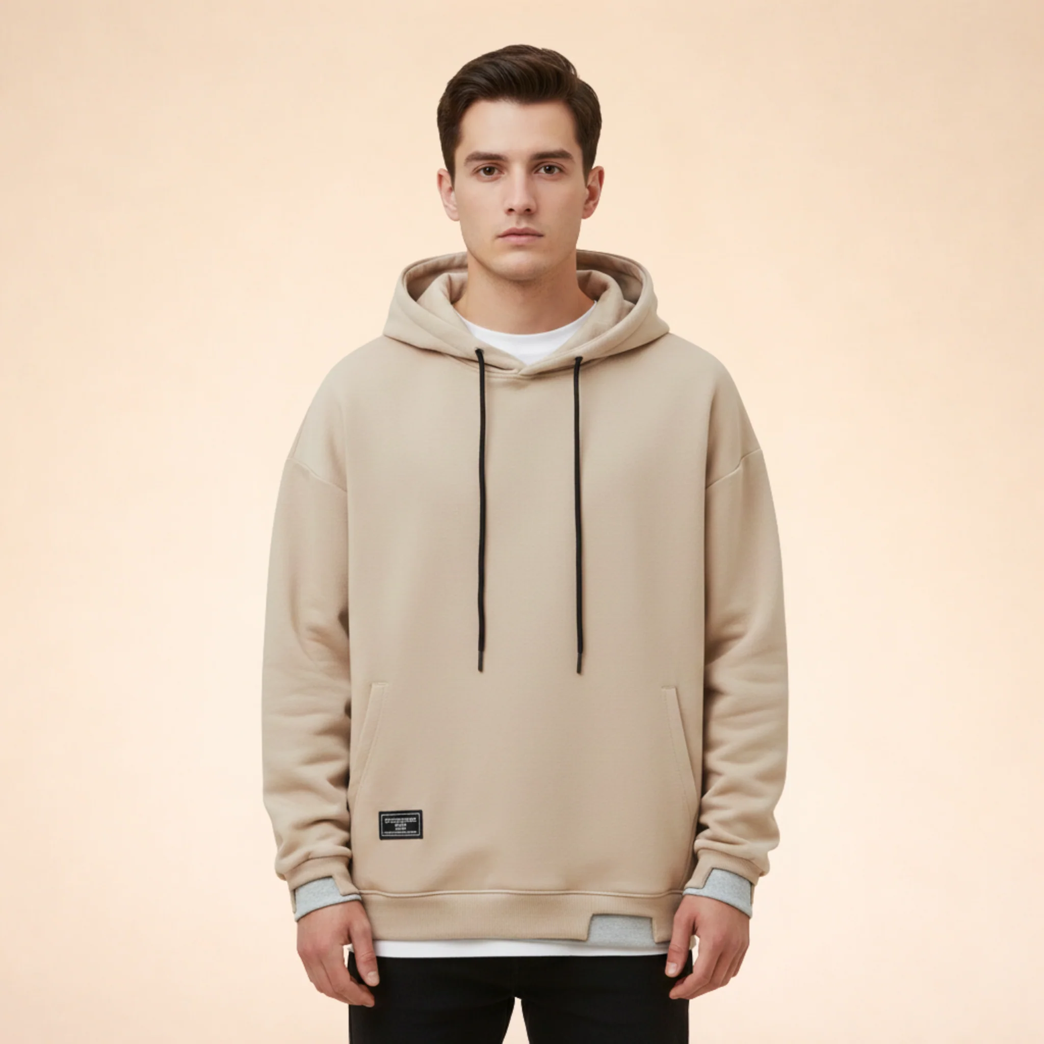 Tommaso | Felpa uomo classica con cappuccio e vestibilità comoda - Image 7