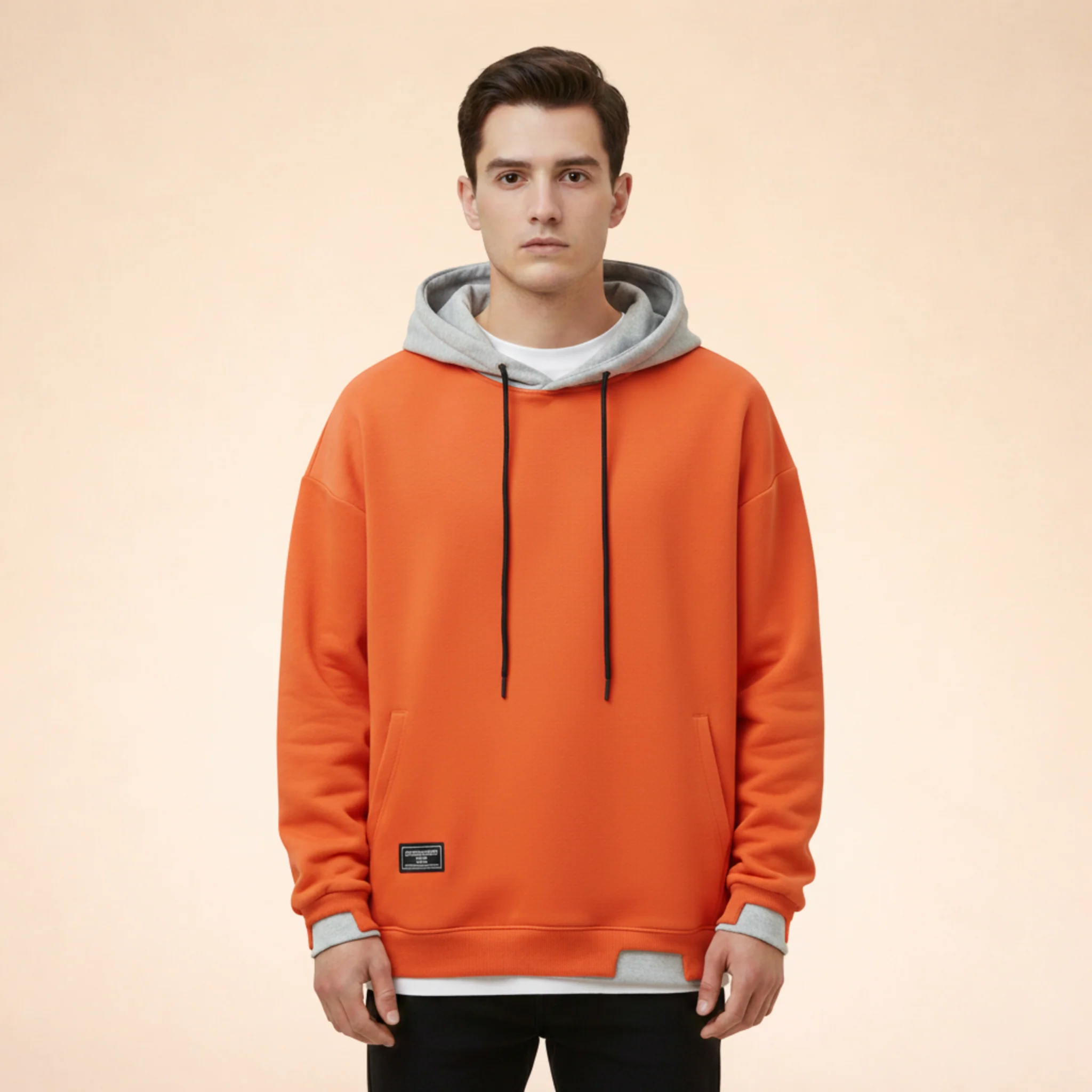 Tommaso | Felpa uomo classica con cappuccio e vestibilità comoda - Image 8