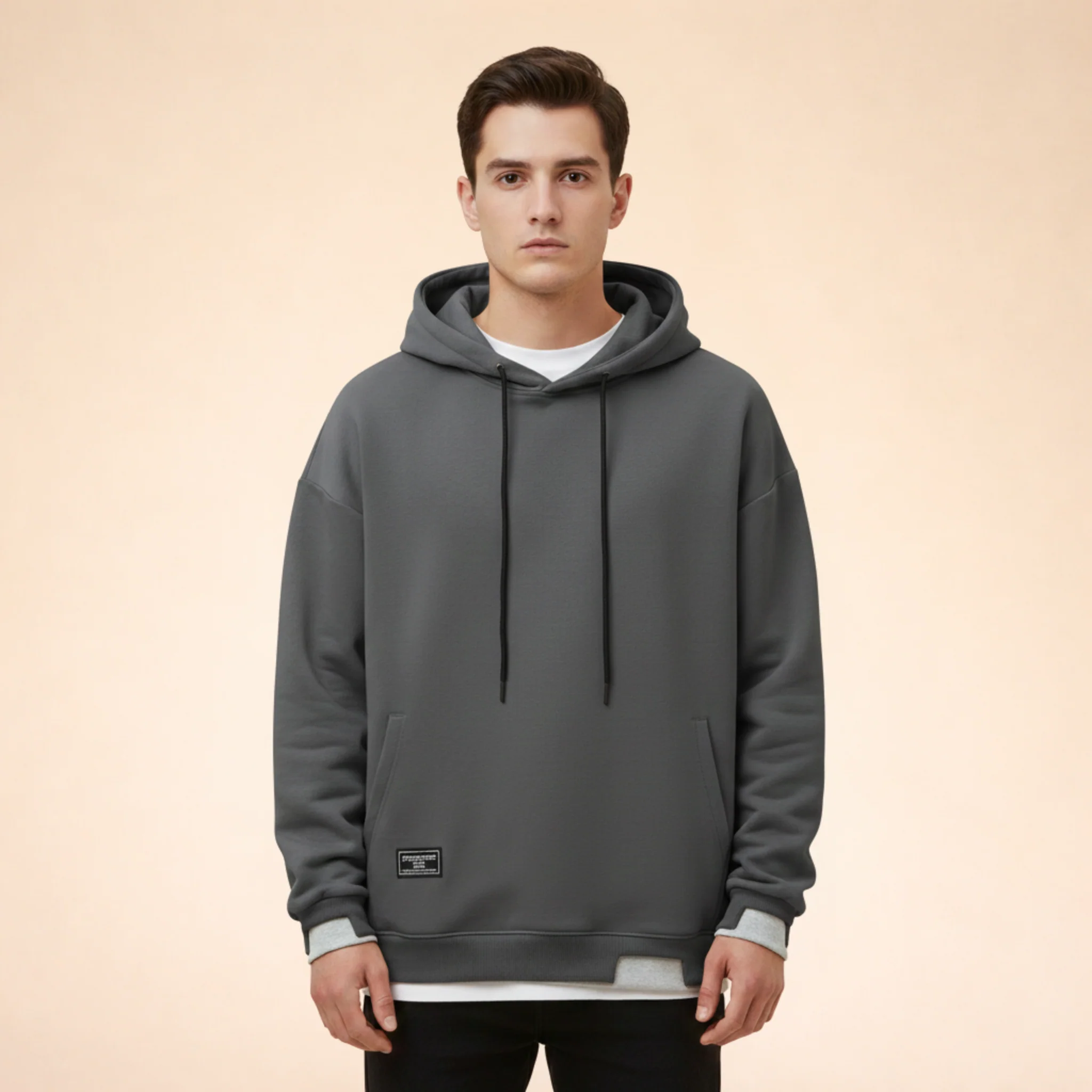 Tommaso | Felpa uomo classica con cappuccio e vestibilità comoda - Image 9
