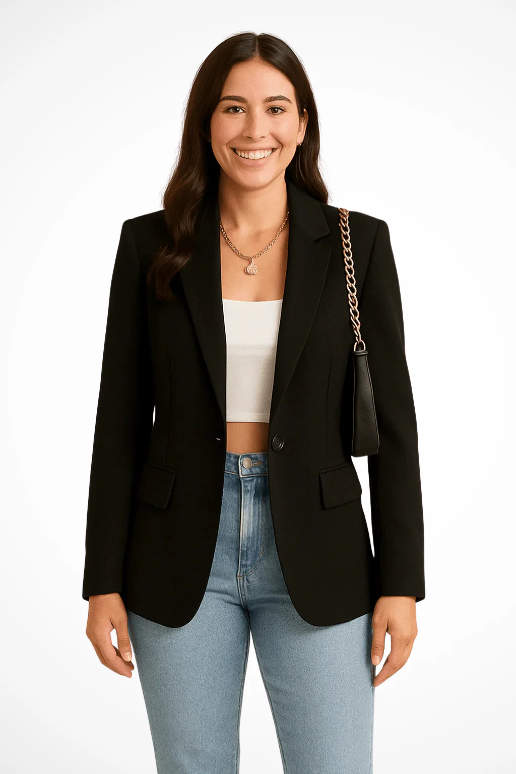 Valentina | Blazer strutturato con chiusura a un bottone