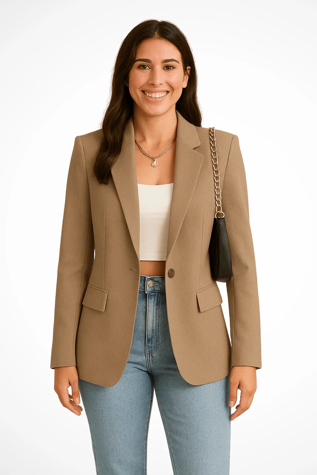 Valentina | Blazer strutturato con chiusura a un bottone - Image 2