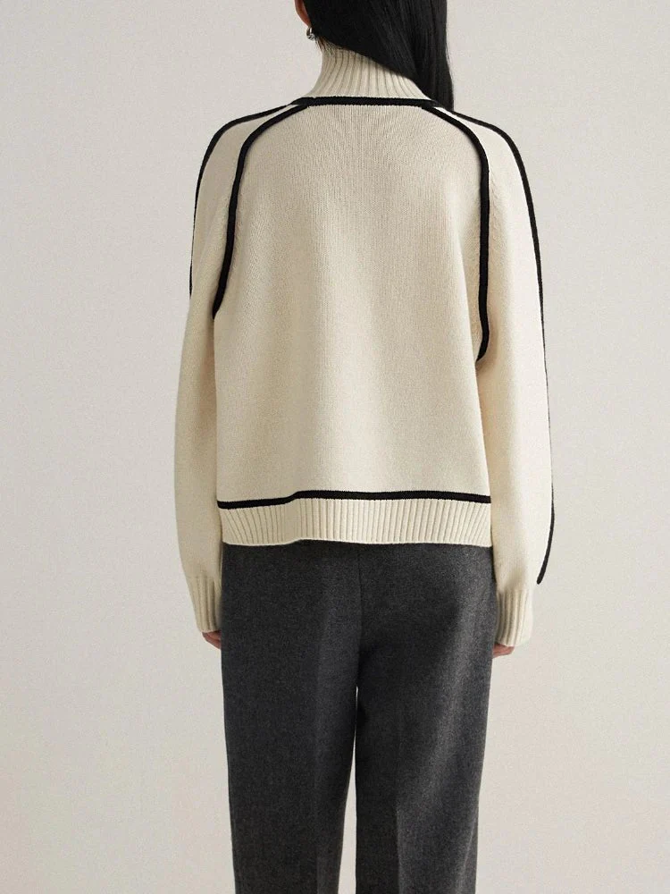 Valentina | Maglione a collo alto oversize caldo ed elegante - Image 7