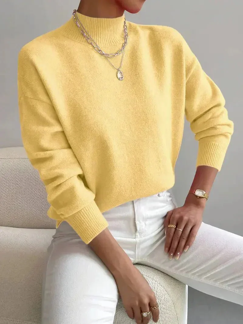 Valentina | Maglione a Collo Alto Relaxed Fit da Donna - Image 4