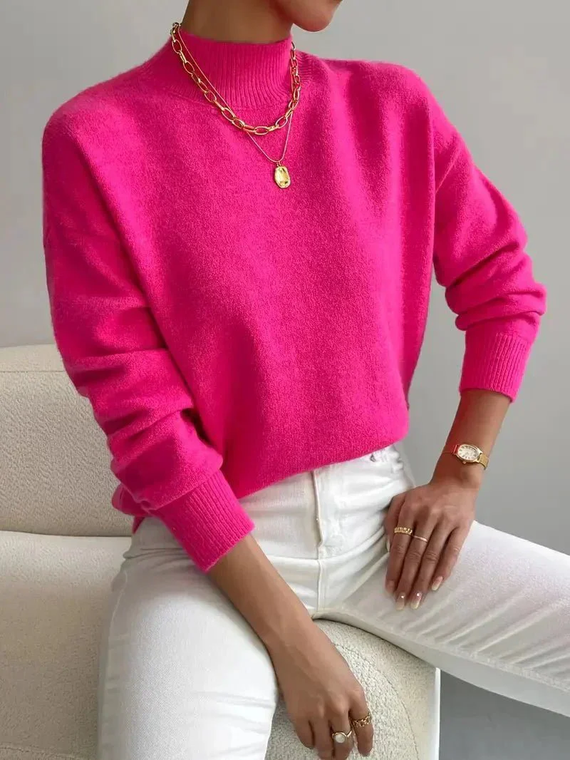 Valentina | Maglione a Collo Alto Relaxed Fit da Donna - Image 7