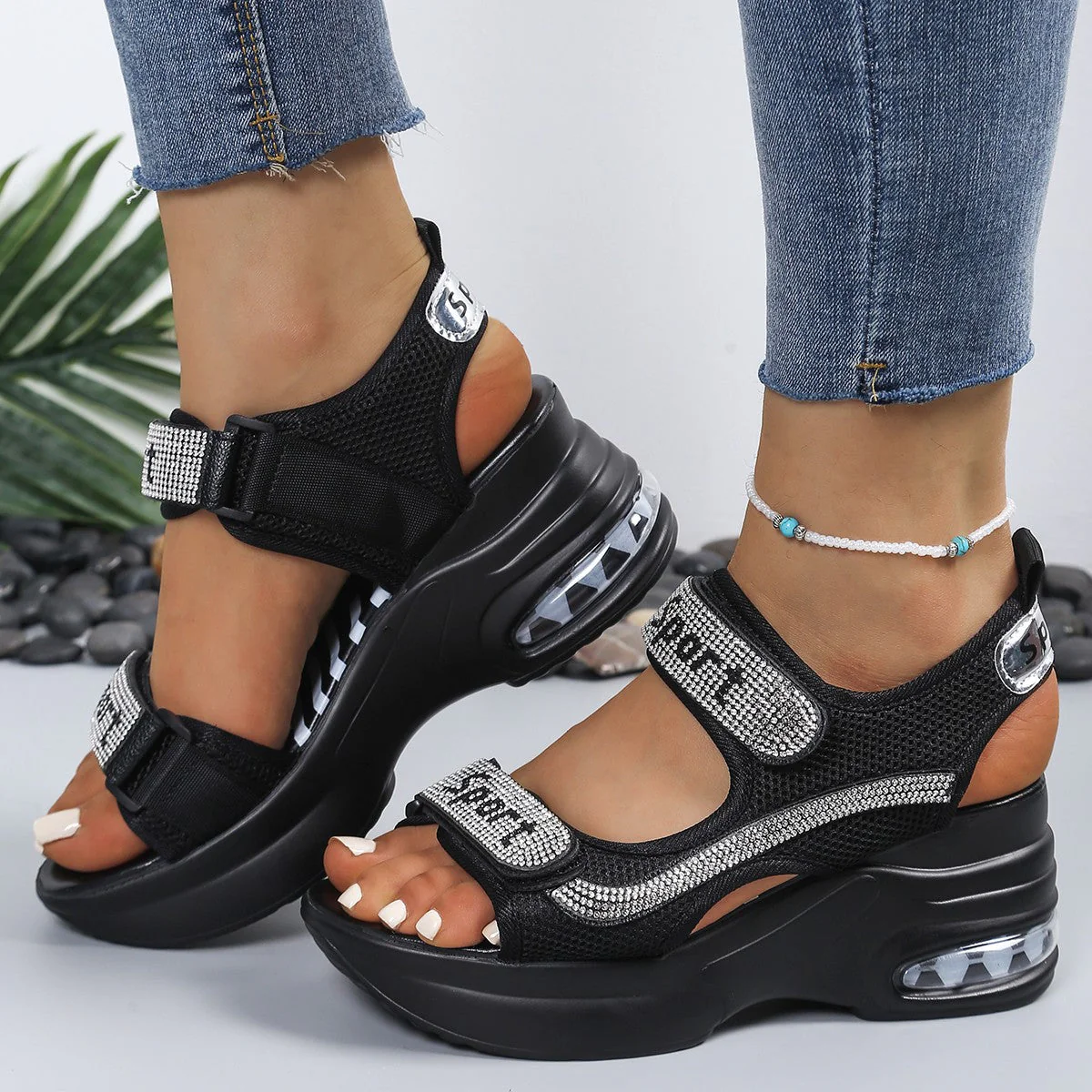 Valentina | Sandali con zeppa ergonomica e supporto ammortizzato - Image 2