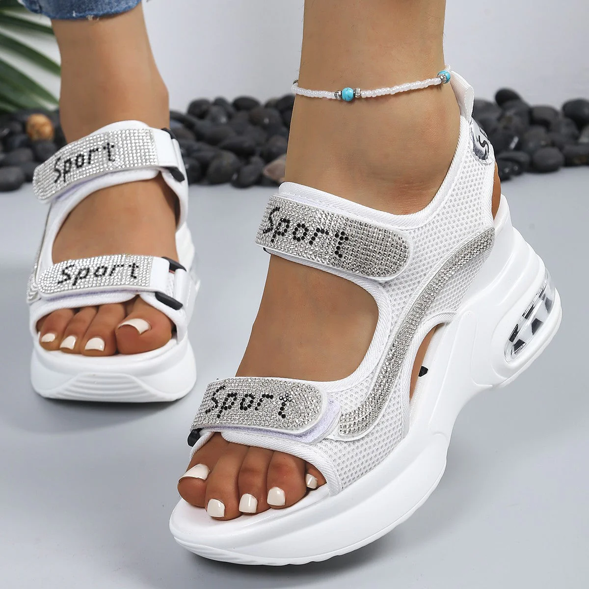 Valentina | Sandali con zeppa ergonomica e supporto ammortizzato - Image 4