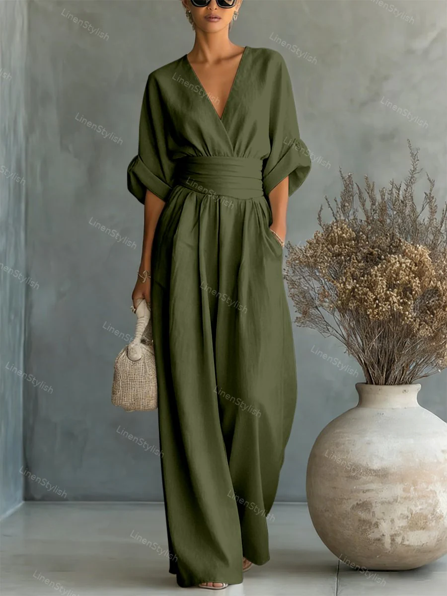 Valentina | Tuta da donna elegante e comoda con scollo a V - Image 15