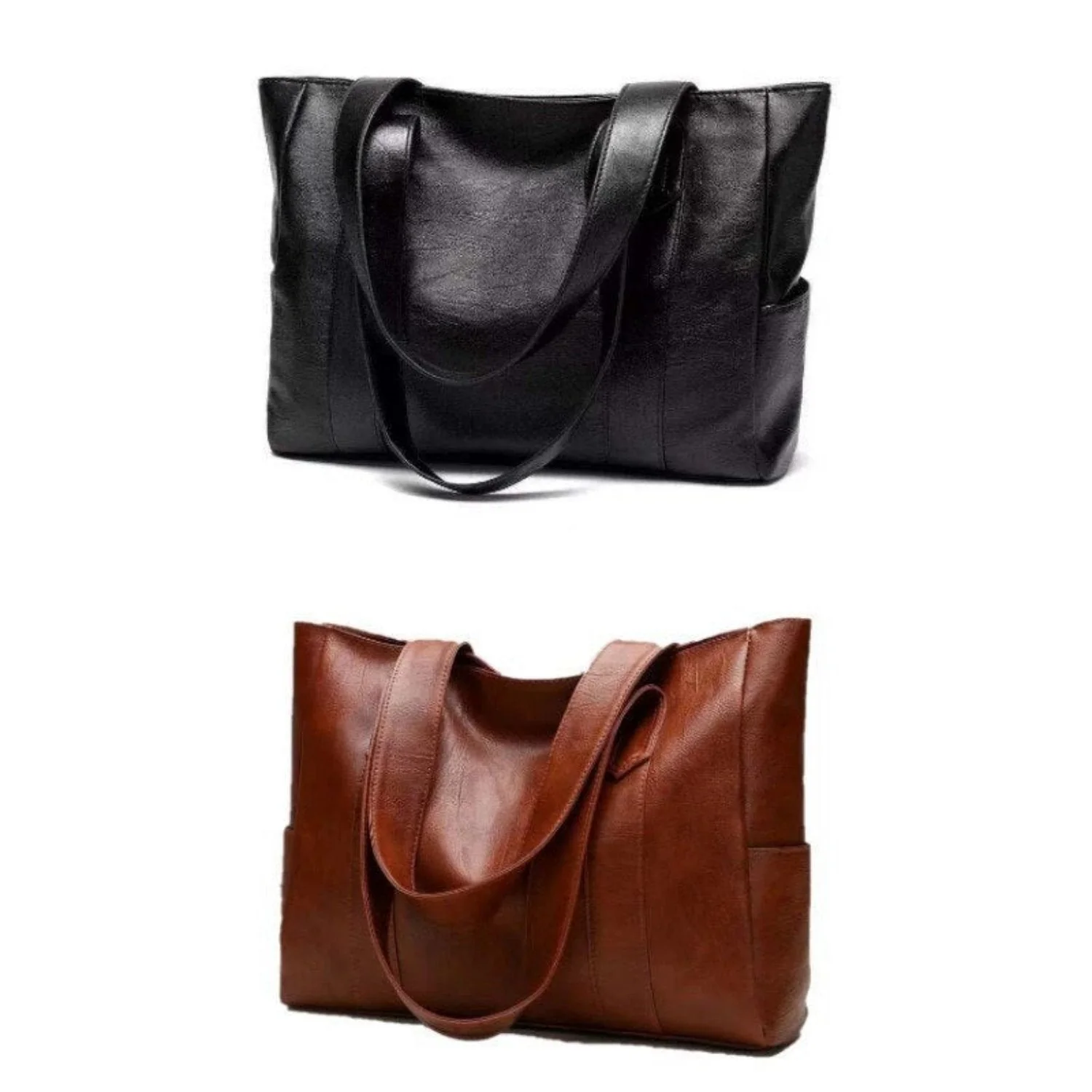 Valeria | Borsa tote in pelle elegante e vintage - Image 2