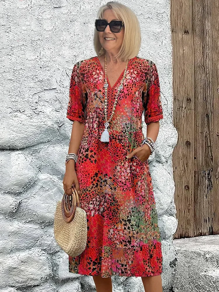 Vanessa | Abito midi da donna elegante e casual - Image 2