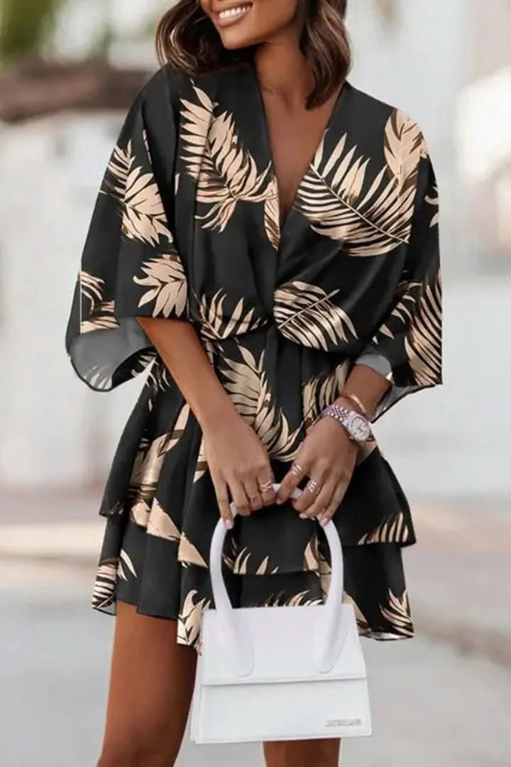 Veronica | Elegante Mini Abito Tropicale in Stile Boho - Image 2