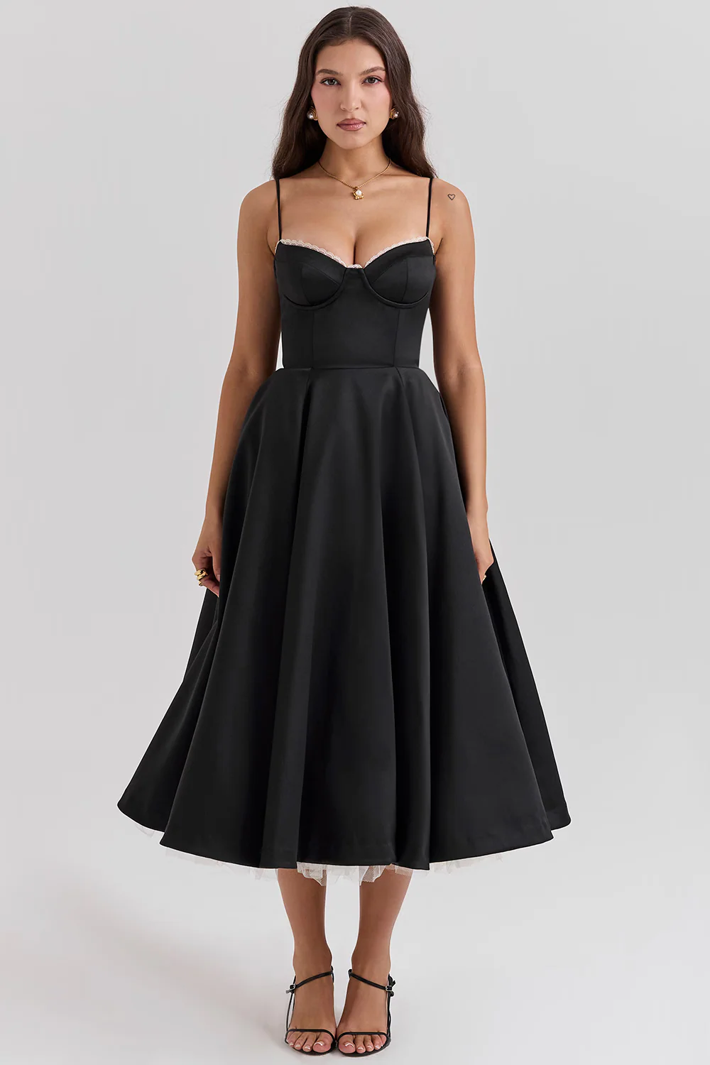 Victoria | Abito midi con struttura a corsetto e linea slanciata - Image 10