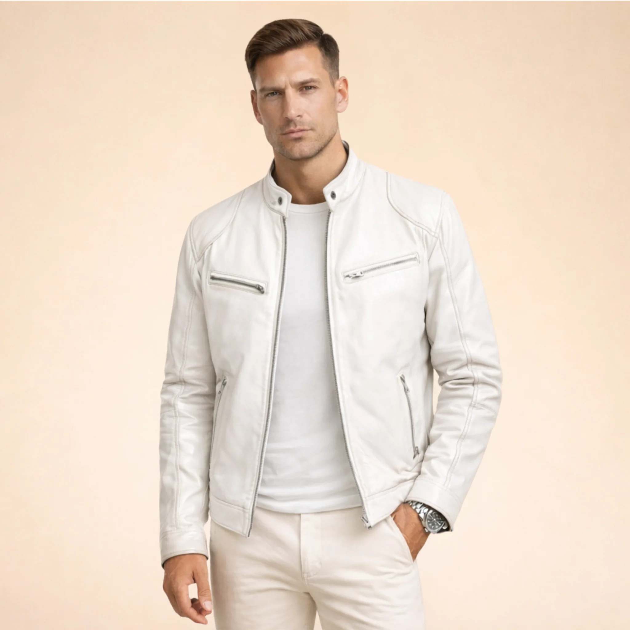 Vincenzo | Elegante giacca da uomo in pelle - Image 11