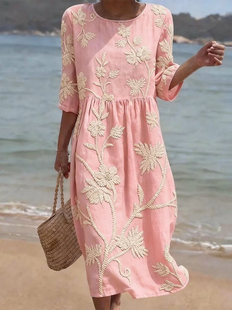 Viola | Abito da cerimonia da donna vintage ricamato - Image 3