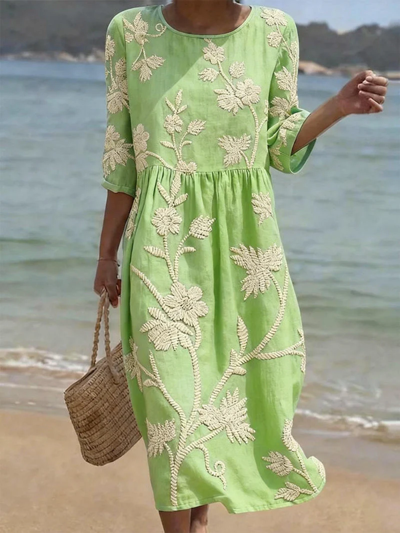 Viola | Abito da cerimonia da donna vintage ricamato - Image 4