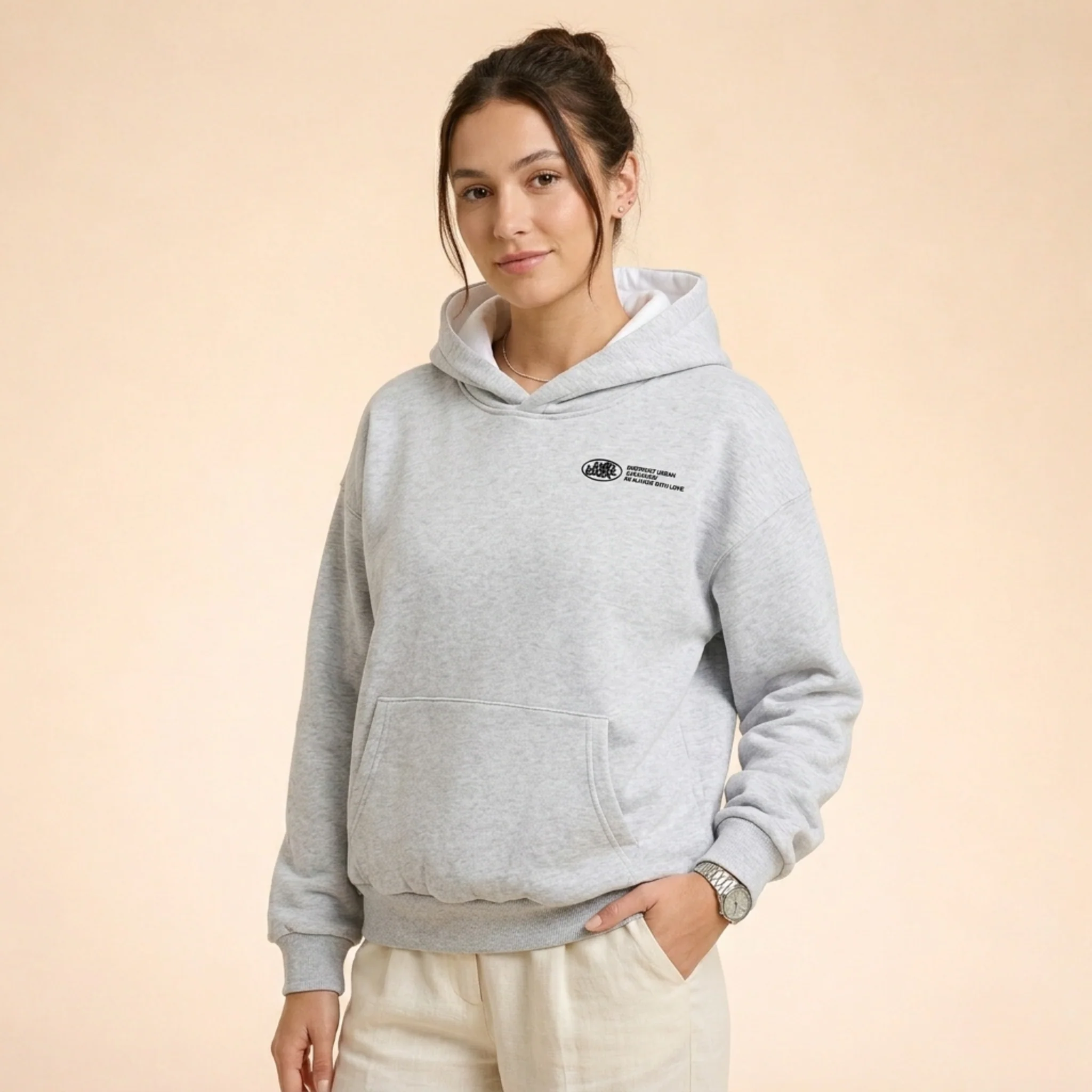 Viola | Felpa con cappuccio leggera e oversize - Image 10