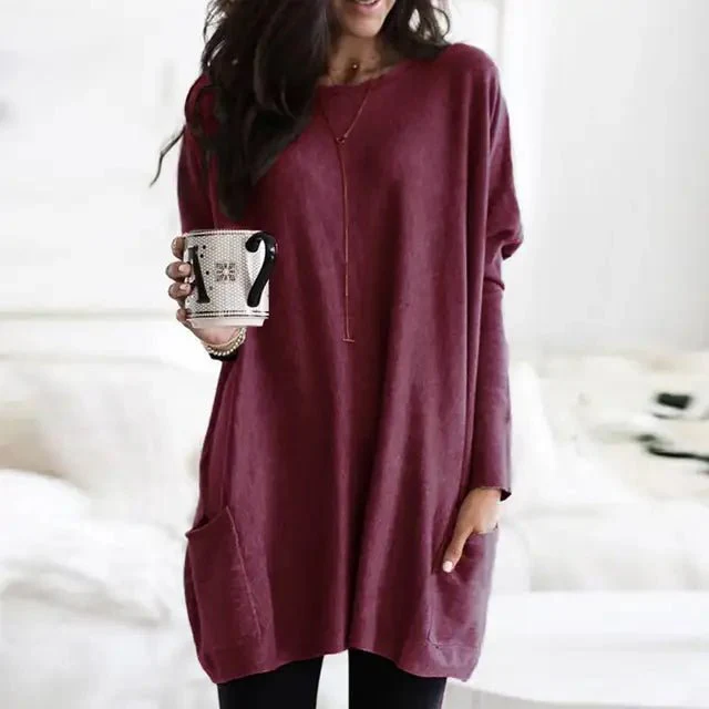 Willow | Tunica top chic oversize a maniche lunghe - Image 2