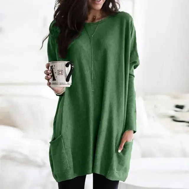 Willow | Tunica top chic oversize a maniche lunghe - Image 3